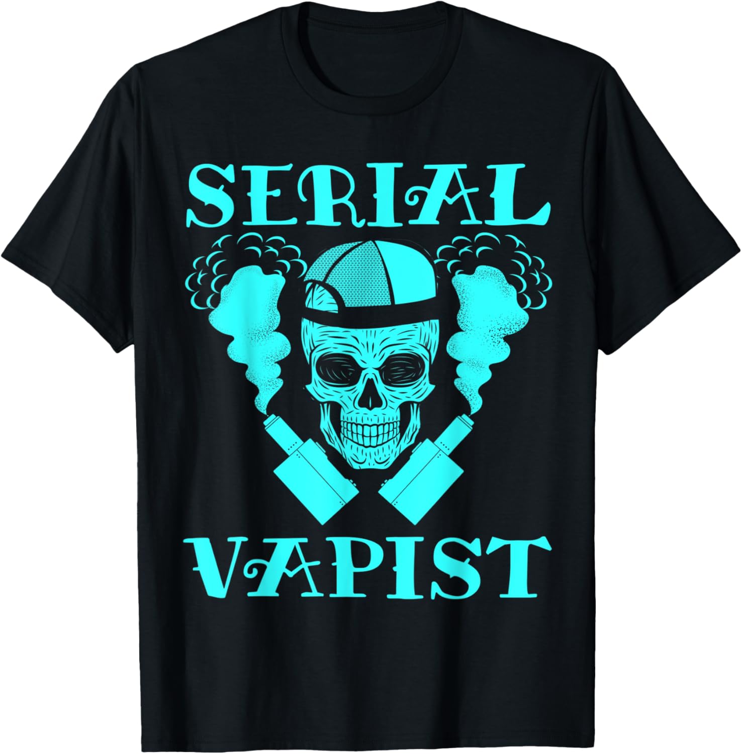 Vaping Shop - Koszulka męska z grafiką: Serial Vapist,