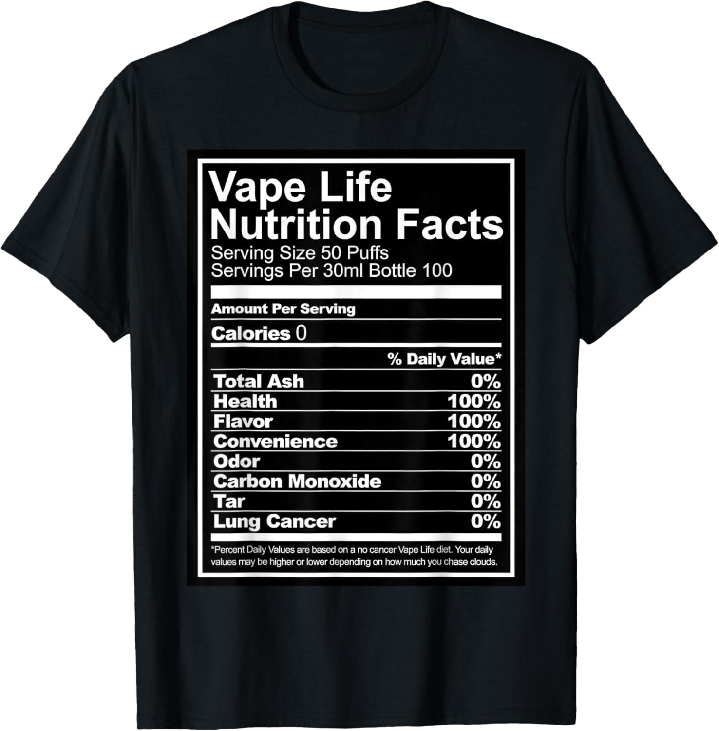 Vaping Shop - Koszulka męska z grafiką informacji o