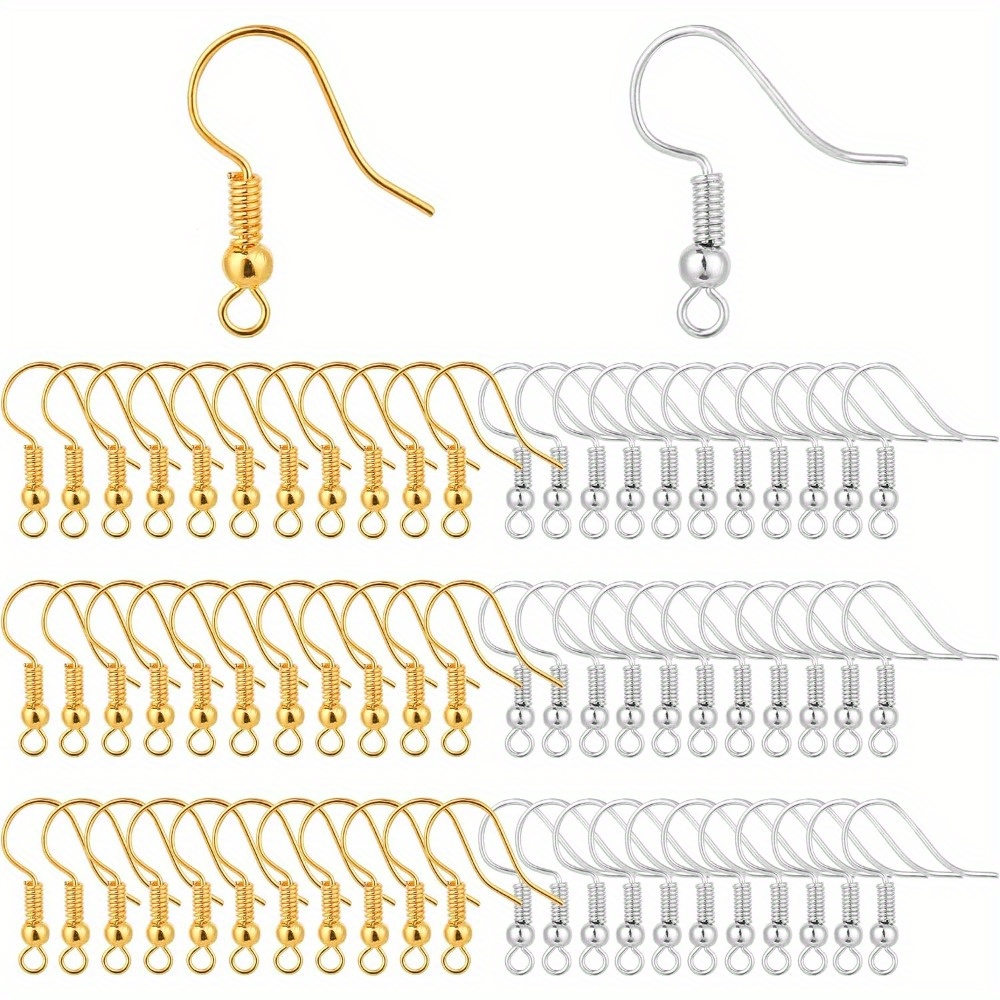 Coil Building Kit - 200 sztuk haczyków do kolczyków, haczyki