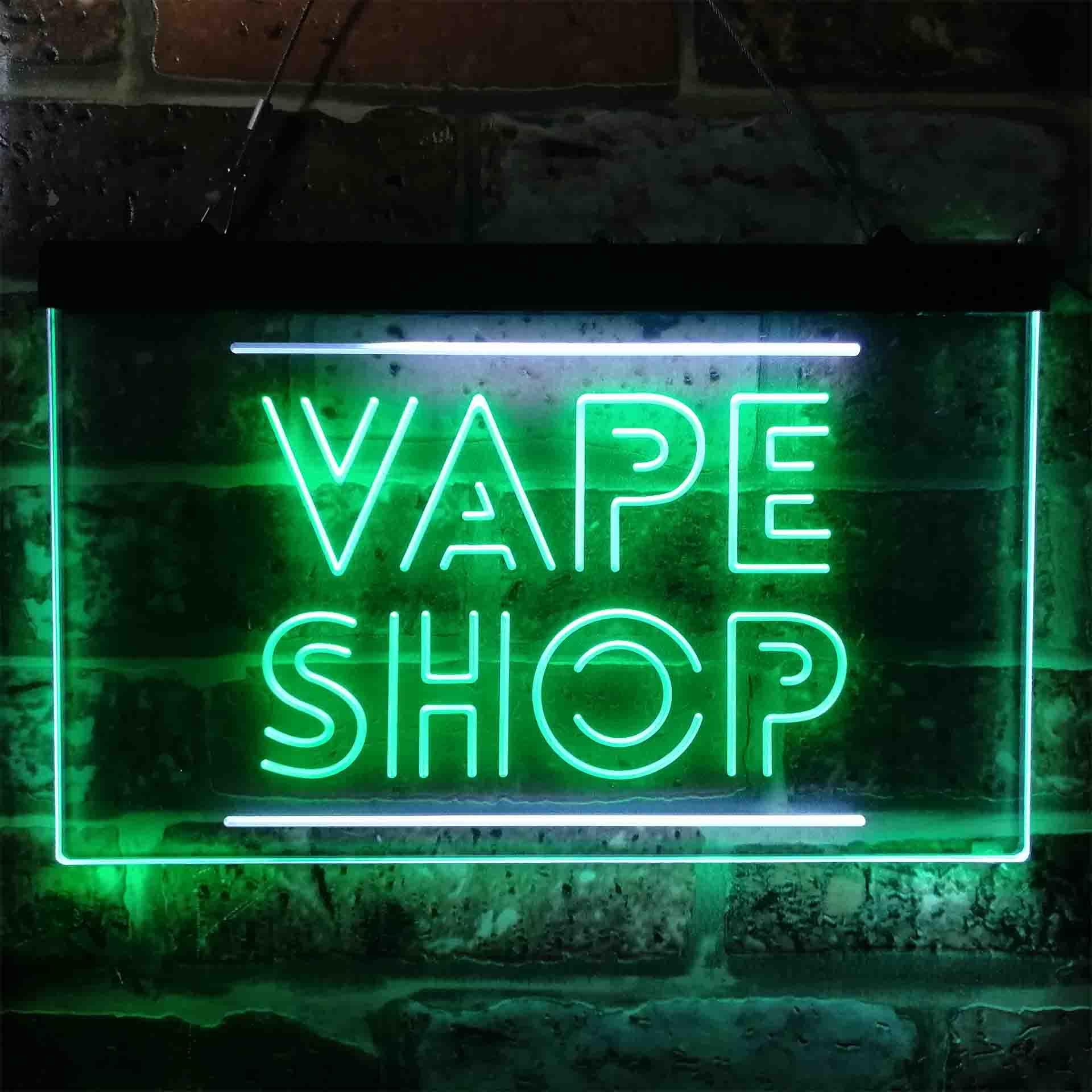 VAPE SHOP Dwukolorowy neon LED – Vaping Shop recenzja i cena