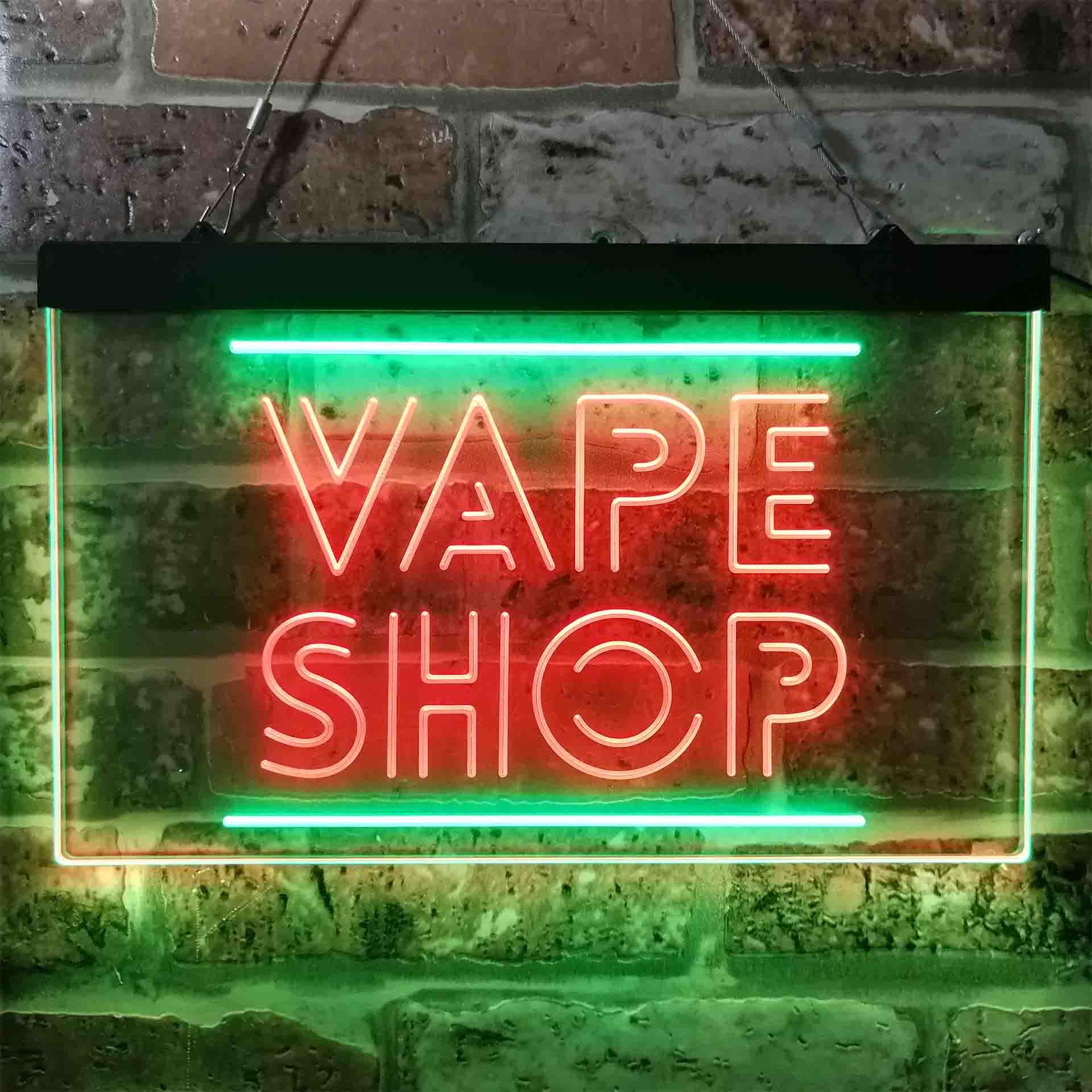 VAPE SHOP Dwukolorowy neon LED – Vaping Shop recenzja i cena