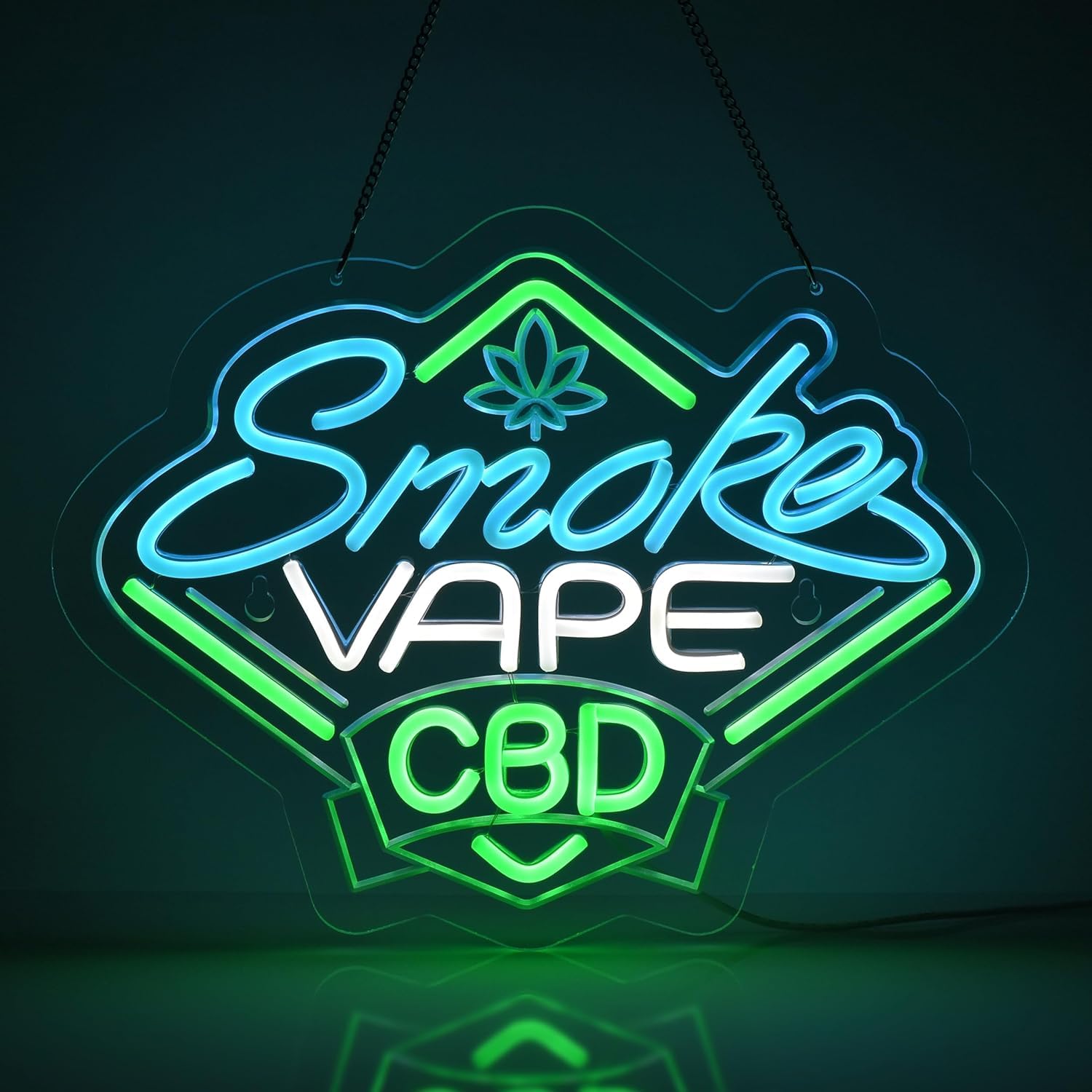 Neonowy szyld sklepu z tytonie – Vaping Shop recenzja i cena