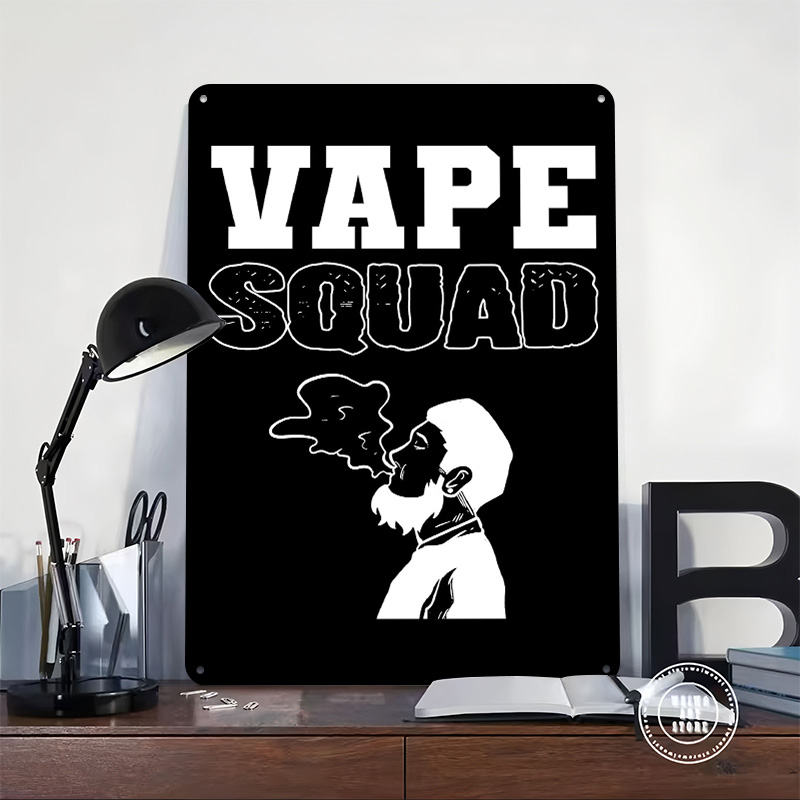 Plakaty z blachy Vape Squad Va – Vaping Store recenzja i cena