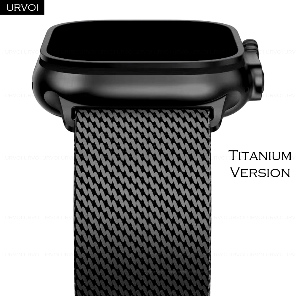 Pasek URVOI Titanium Milanese  – Mesh Coil Strip recenzja i cena