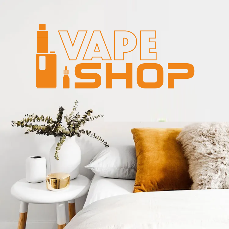Naklejki ścienne winylowe Plak – Vaping Shop recenzja i cena
