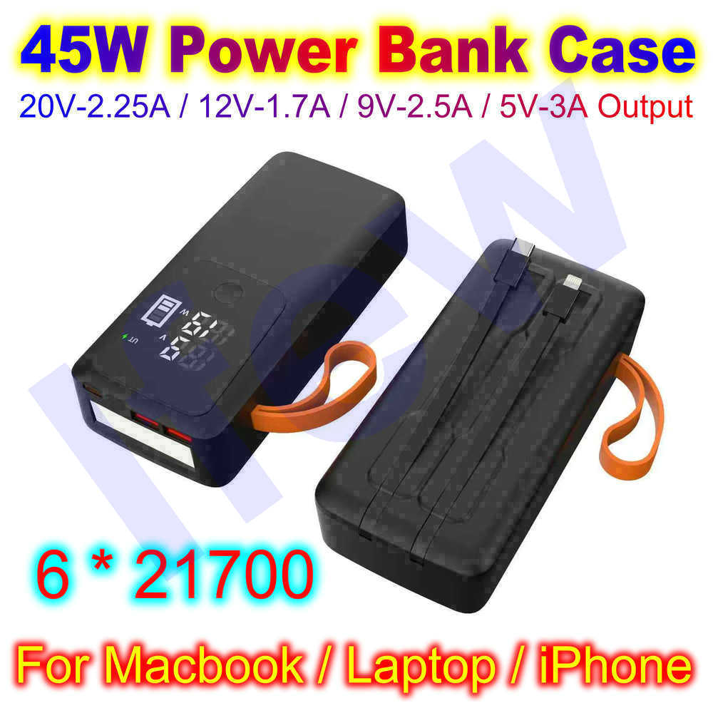 Obudowa powerbanku 45W na bate – Battery Case Storage recenzja i cena
